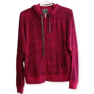 Icebreaker Merino Wool Pink Zip Up Hoodie Size Large